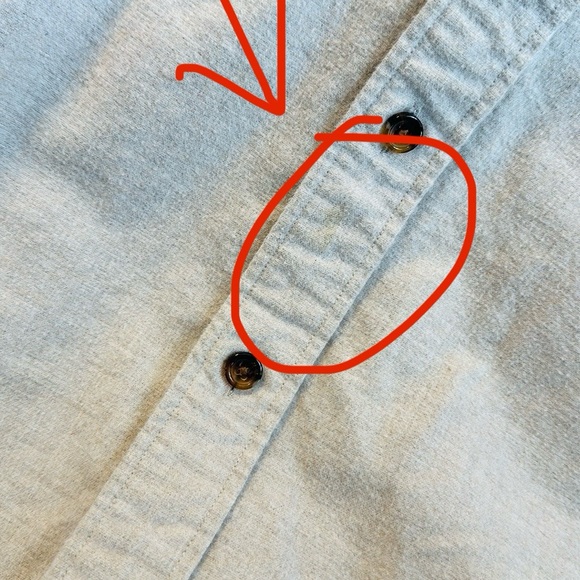 J. Crew Men’s L Work Shirt Flannel Cream Button Down Elbow Patches - Picture 11 of 13